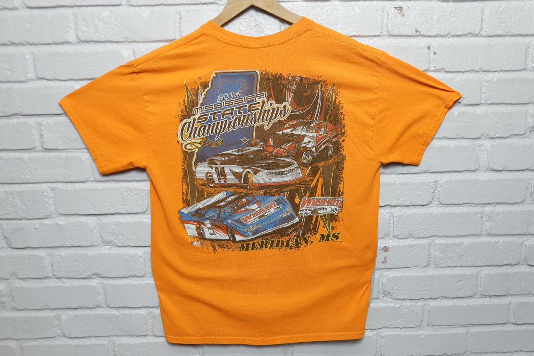 Mississipi state championship Racing T Shirt Large