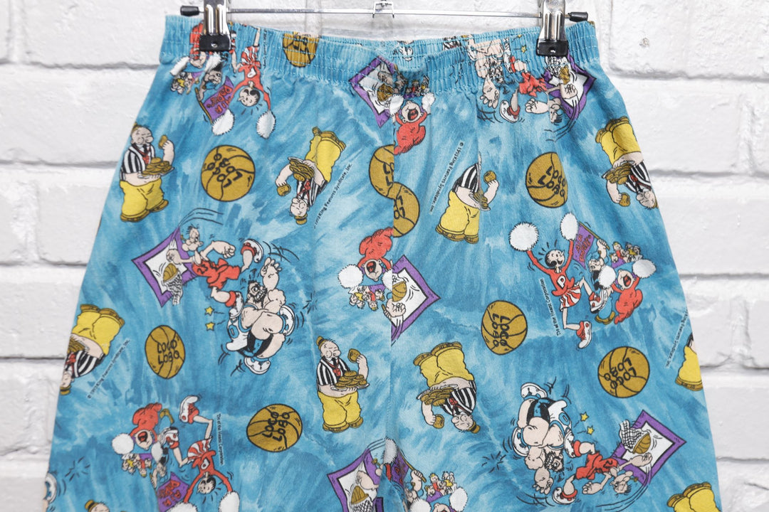 Popeye basketball Vintage Shorts Medium 90s