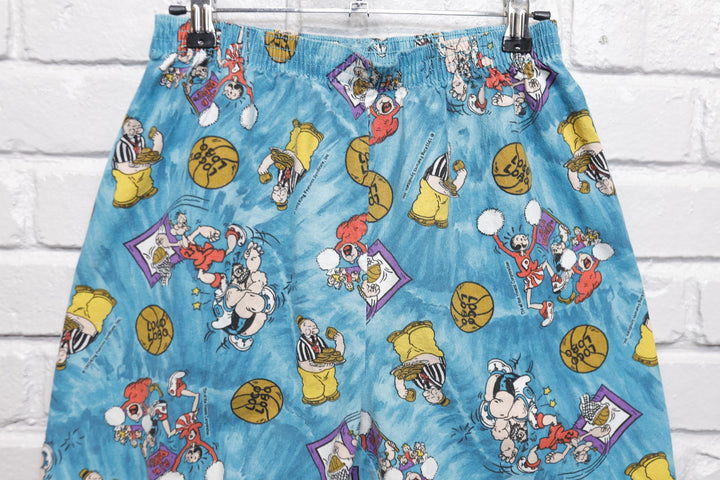 Popeye basketball Vintage Shorts Medium 90s