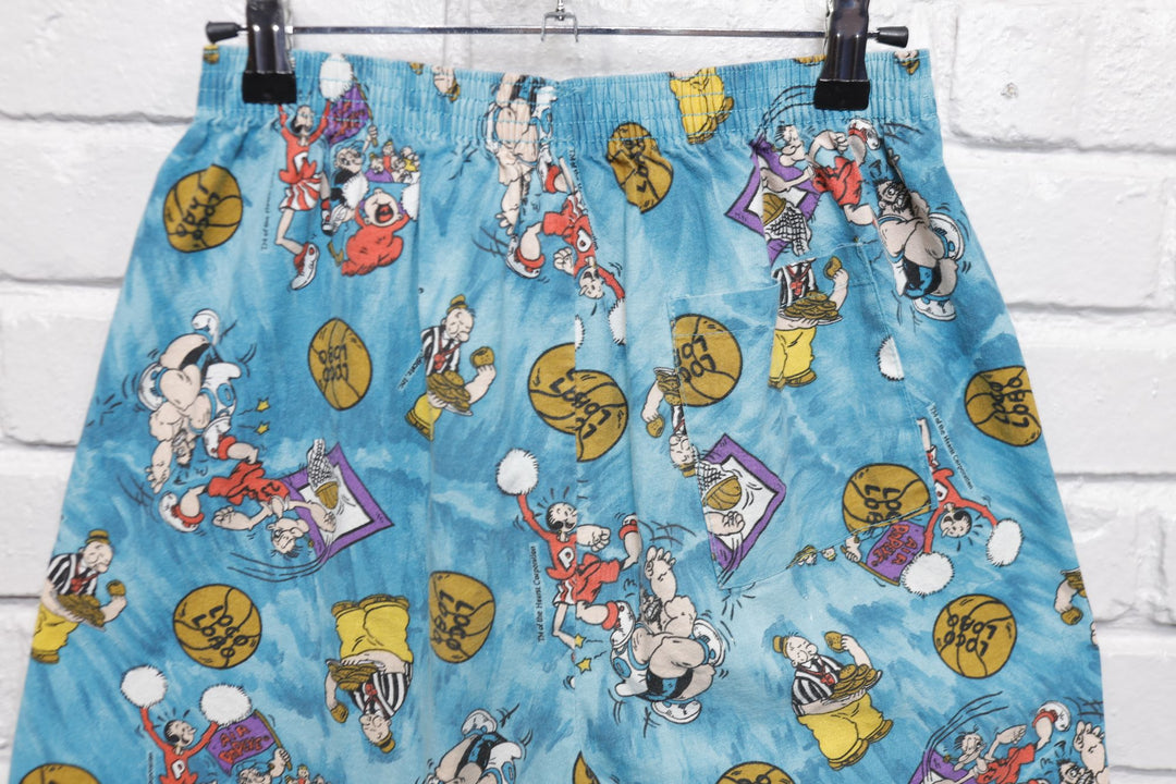 Popeye basketball Vintage Shorts Medium 90s