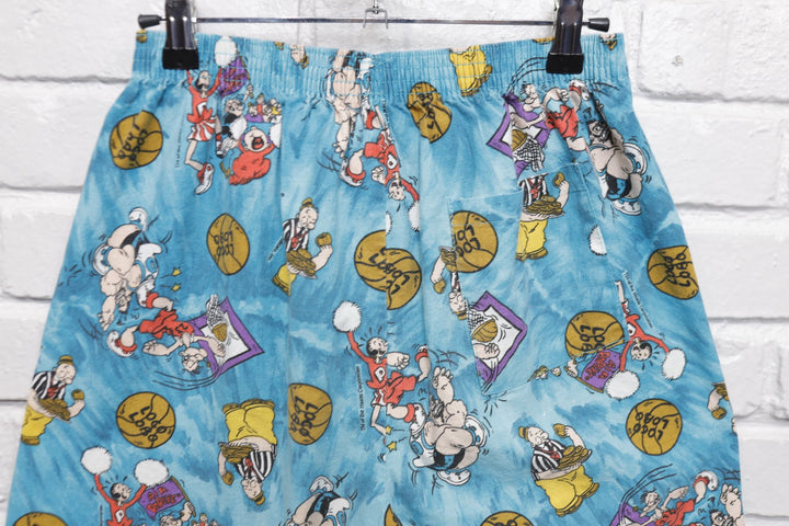 Popeye basketball Vintage Shorts Medium 90s