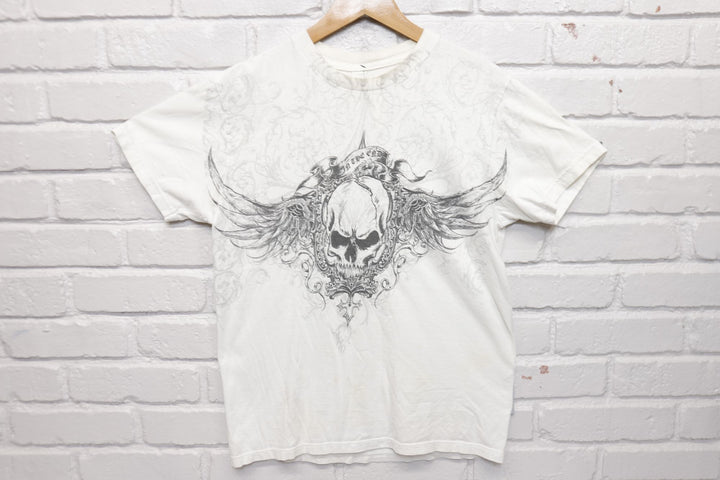 In the End Skull Vintage Y2K T Shirt Medium 2000s