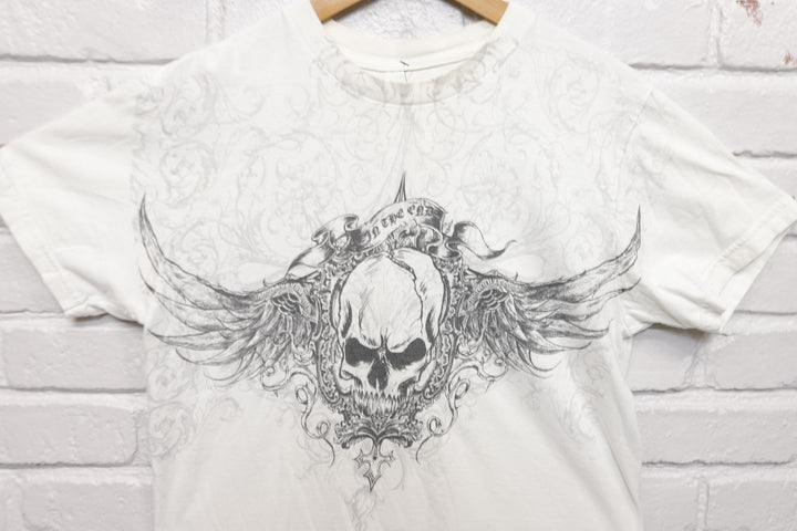 In the End Skull Vintage Y2K T Shirt Medium 2000s