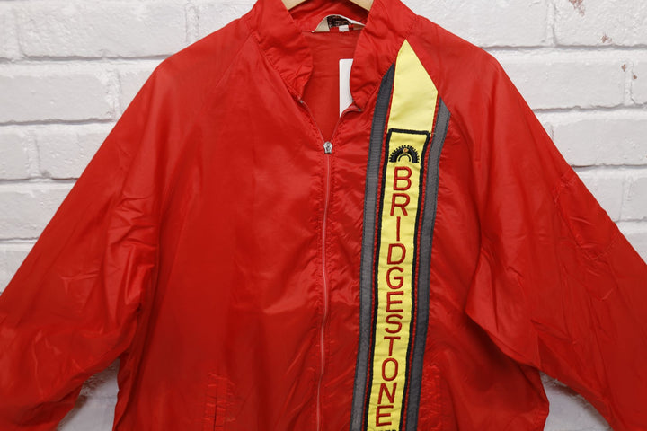 Bridgestone Tires Vintage Windbreaker Jacket  XL 70s