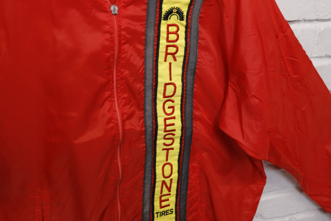 Bridgestone Tires Vintage Windbreaker Jacket  XL 70s