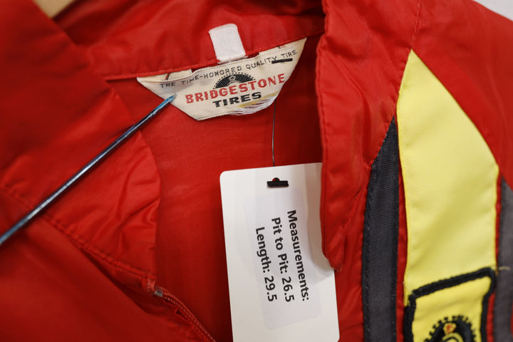 Bridgestone Tires Vintage Windbreaker Jacket  XL 70s