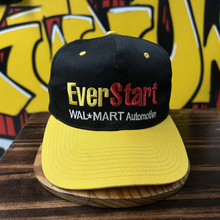 Everstart Wal mart Vintage Snapback Hat 90s