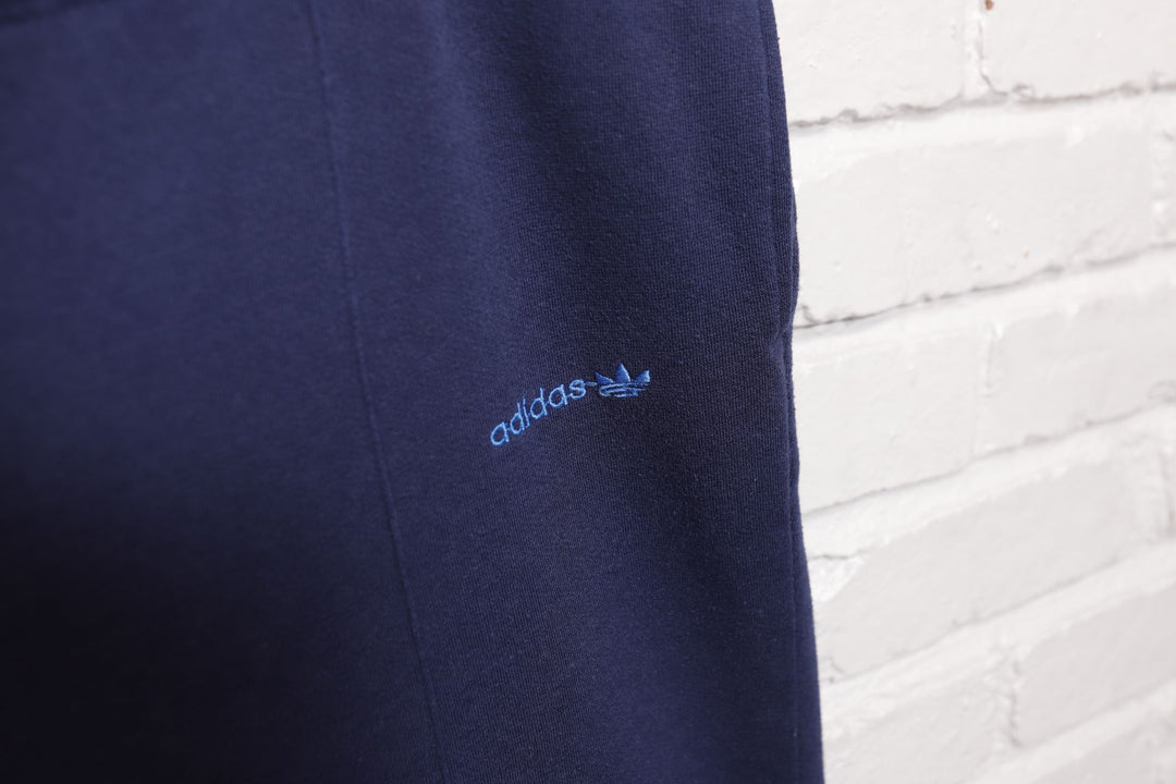 Adidas Vintage Navy Blue Sweatpants 80s 40/26
