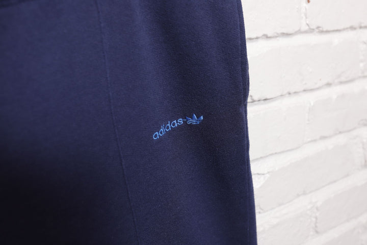 Adidas Vintage Navy Blue Sweatpants 80s 40/26