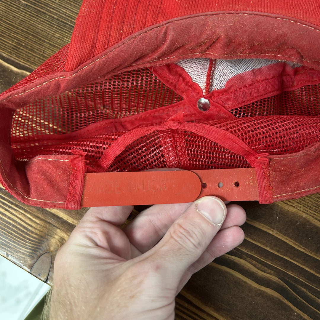 Arkansas National Guard Vintage Snapback Trucker Hat 80s