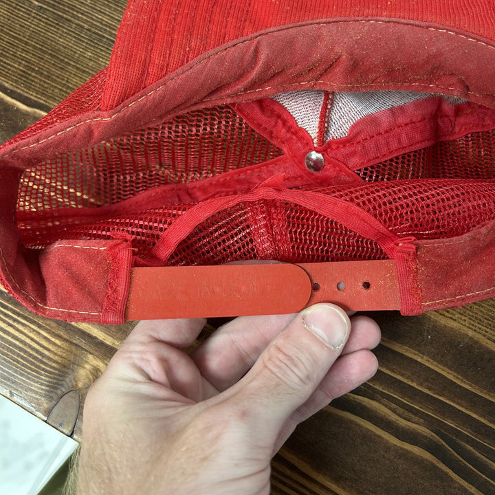 Arkansas National Guard Vintage Snapback Trucker Hat 80s