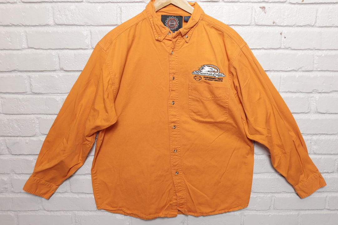 Harley Davidson Vintage Large Button Down Shirt 2000s