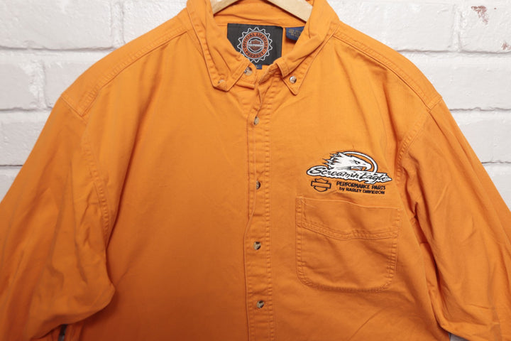 Harley Davidson Vintage Large Button Down Shirt 2000s