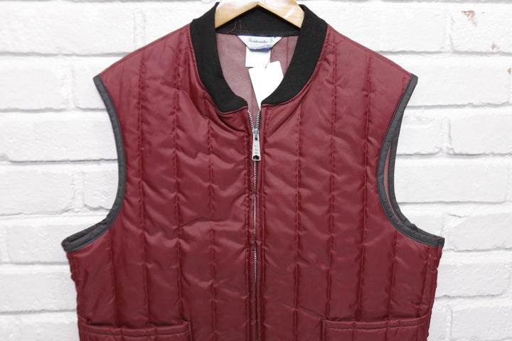 Fieldmaster Vintage Burgundy Vest Medium 80s