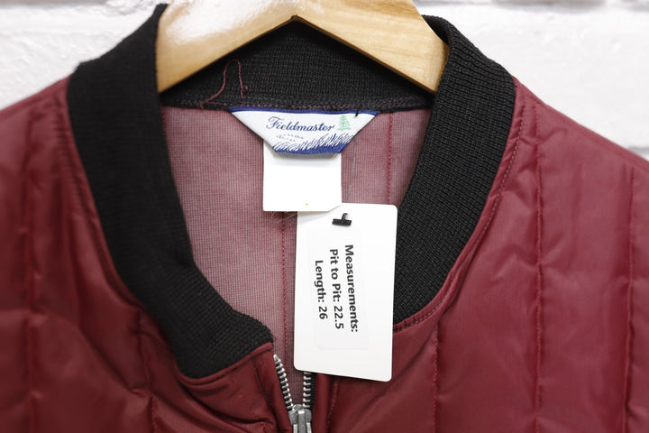 Fieldmaster Vintage Burgundy Vest Medium 80s