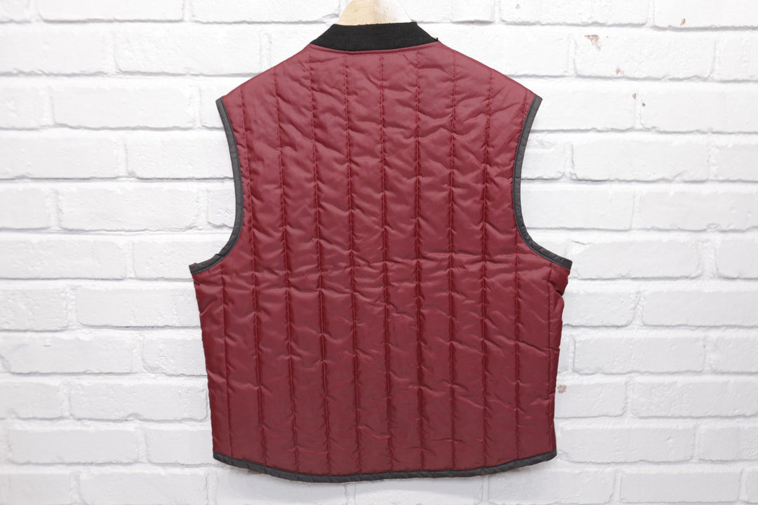 Fieldmaster Vintage Burgundy Vest Medium 80s