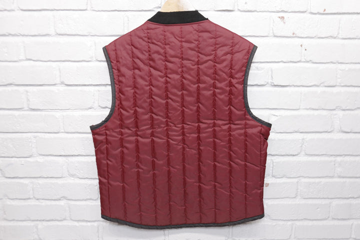 Fieldmaster Vintage Burgundy Vest Medium 80s