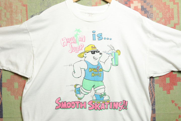 Hawaiian Julep Smooth Skating Vintage T Shirt XL 90s