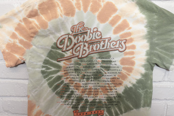 The Doobie Brothers 2024 Tour Tie Dye T Shirt Size Medium