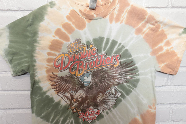 The Doobie Brothers 2024 Tour Tie Dye T Shirt Size Medium