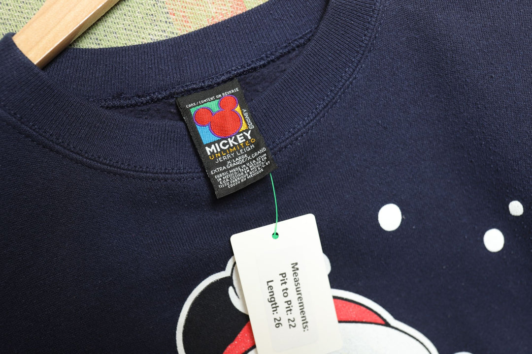 Christmas Mickey Mouse Vintage Sweatshirt XL 90s