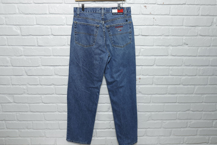 Tommy Hilfiger Vintage Embroidered Jeans 2000s 32/31