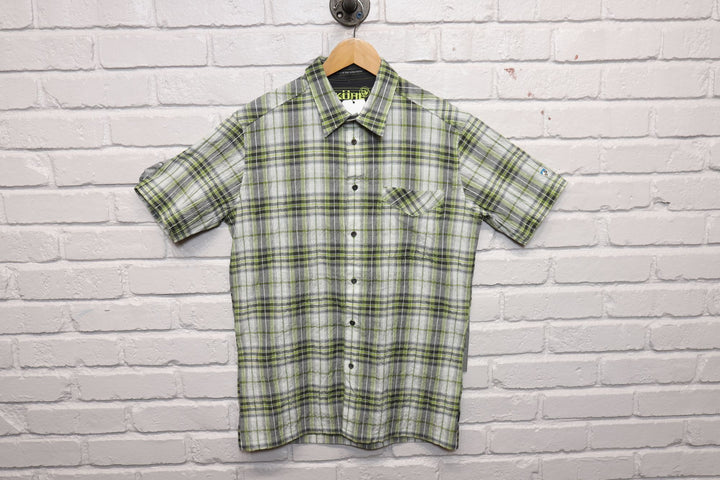 Kuhl Green Plaid Shirt Medium 2000s