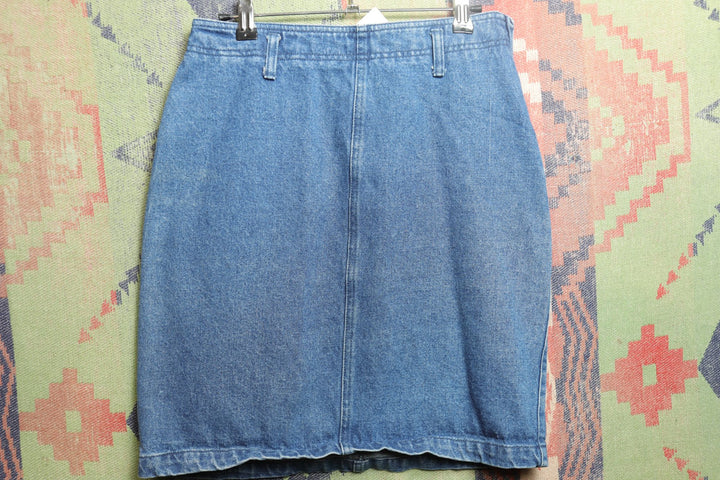 Esprit Vintage Denim Skirt 90s 29/19.25