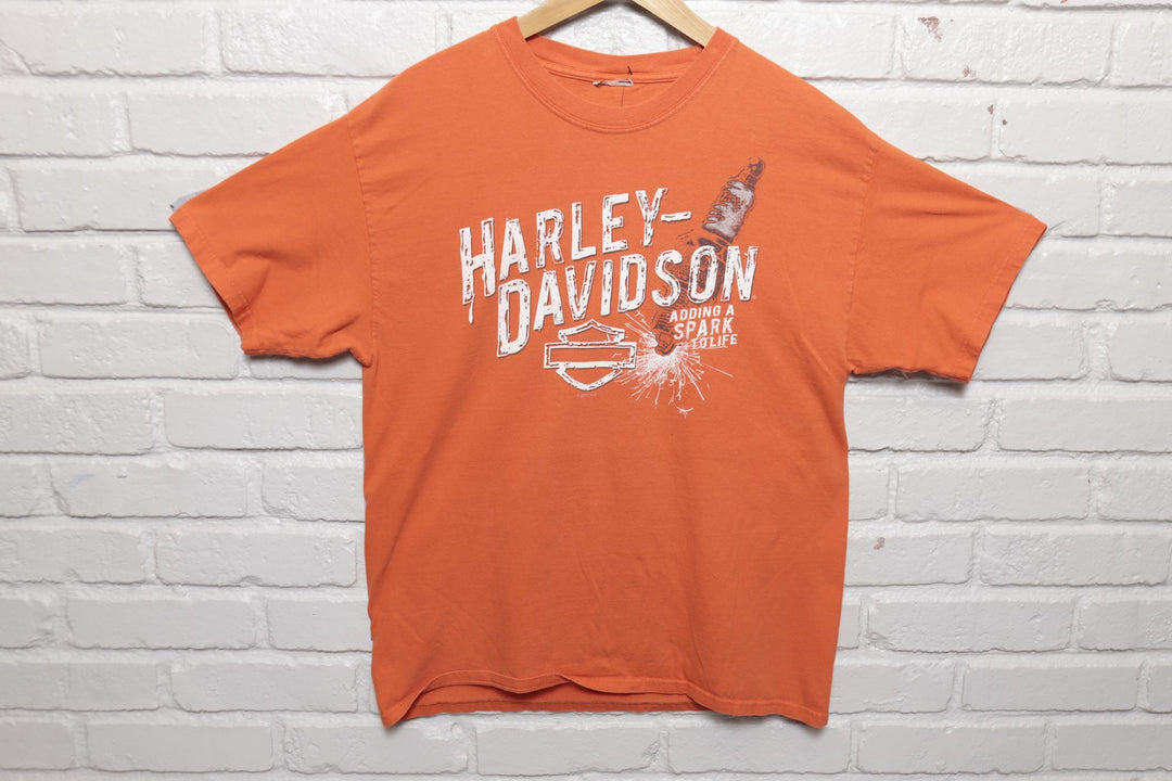 Harley Davidson Toad Suck Vintage T Shirt 2000s Large