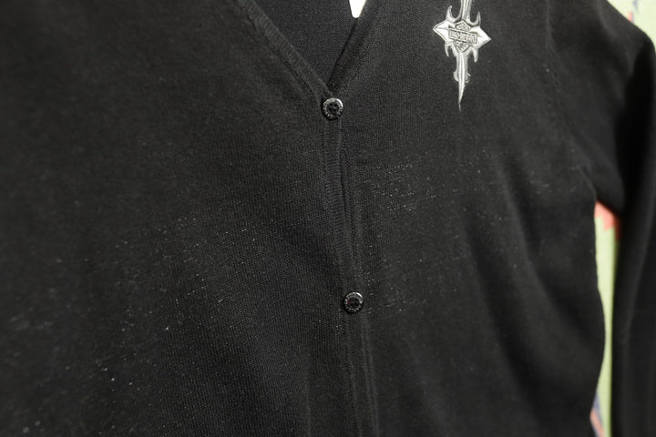 Harley Davidson Vintage Y2k Cardigan Sweater 2000s Medium