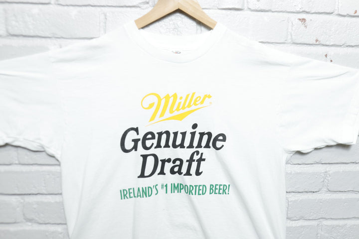 Miller Genuine Draft Vintage T Shirt XL 90s