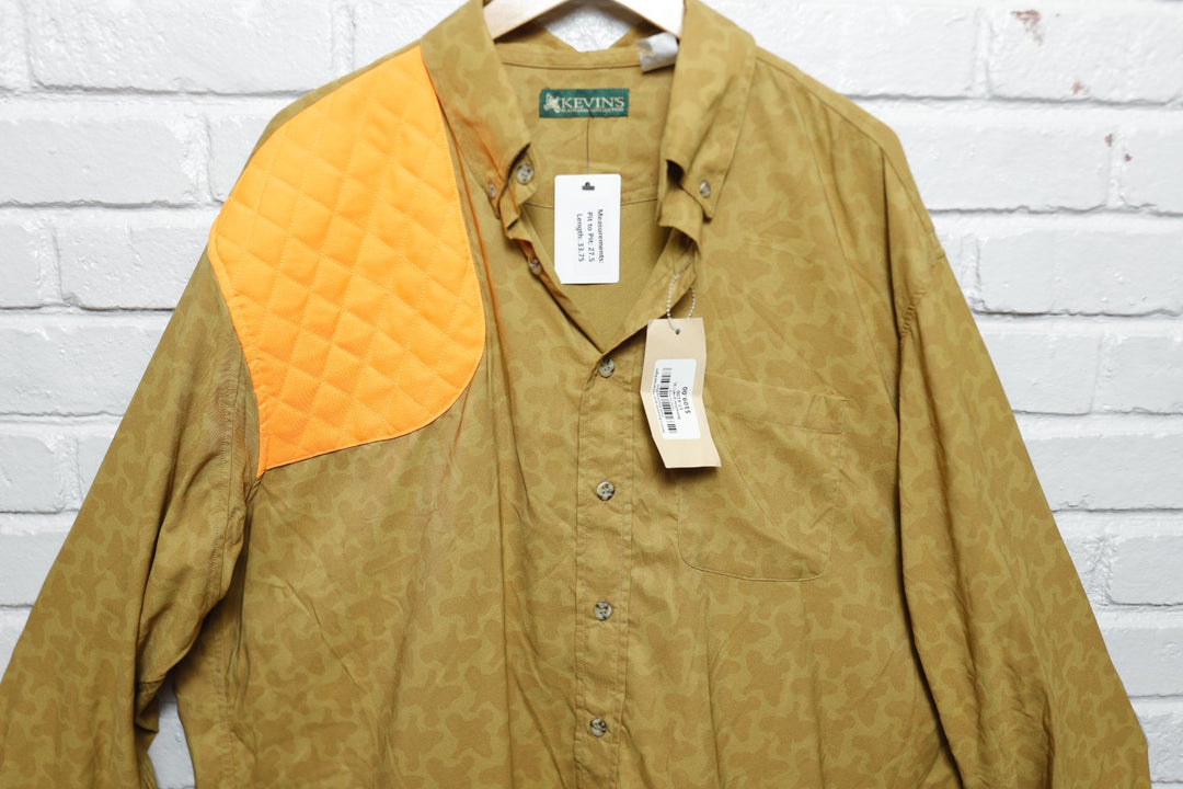 Kevin's Plantation collection bobwhite quail camo Shirt XL