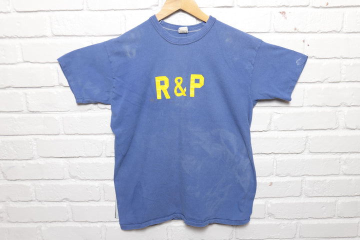 Russell R and P Vintage T Shirt 70s Large