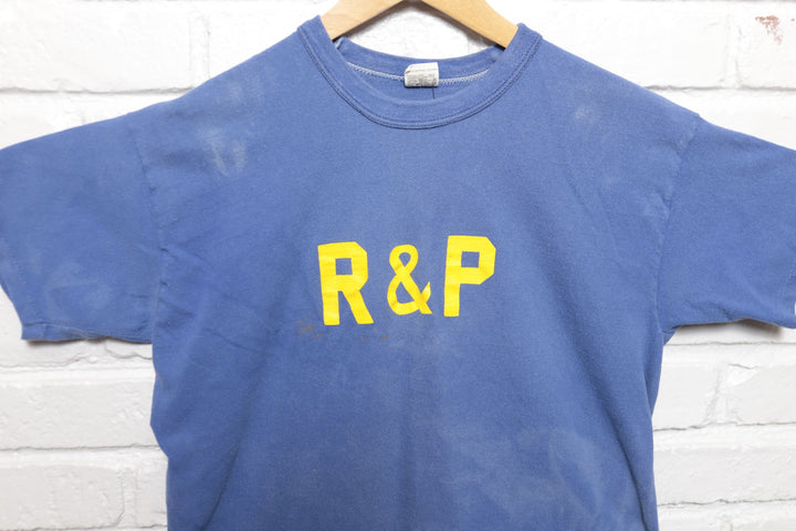 Russell R and P Vintage T Shirt 70s Large