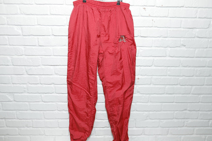 University of Arkansas Vintage Windbreaker Pants Medium 90s