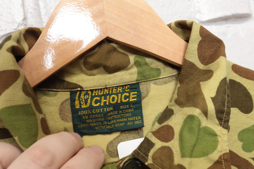 90s Vintage Hunters Choice Duck Camo Jacket Size Large