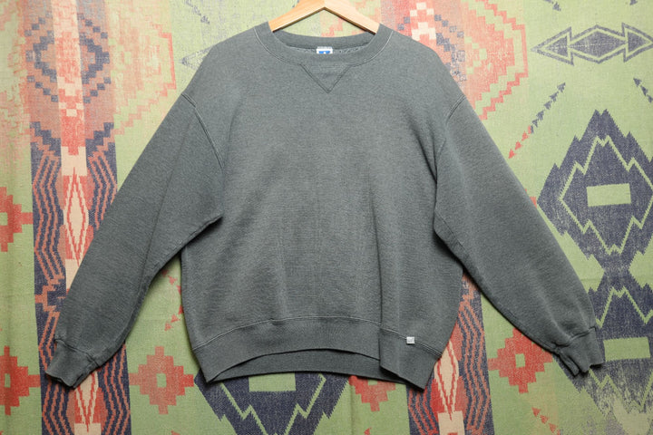 Russell Athletic Vintage Gray Sweatshirt Made in USA  Large 90s