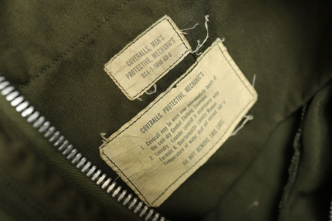 Vintage US Military Protective Coveralls Small 60s Vietnam Era