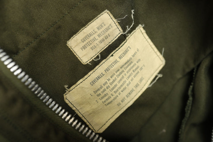 Vintage US Military Protective Coveralls Small 60s Vietnam Era