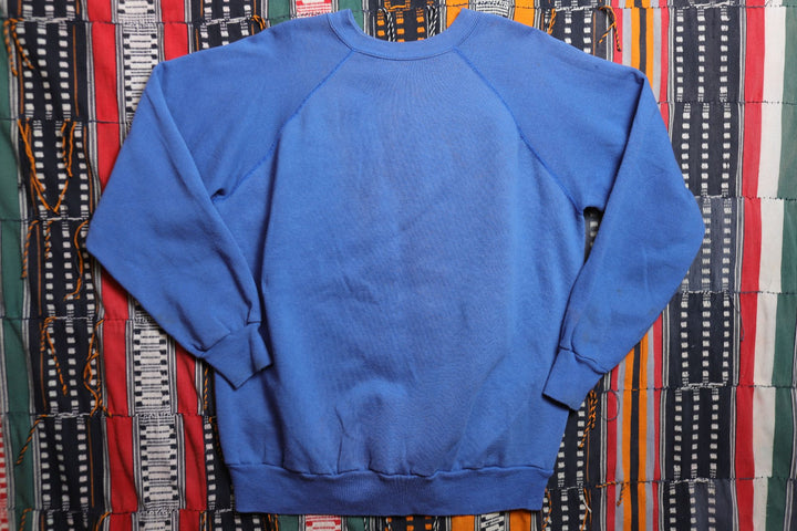 Faded Blue Vintage Sweatshirt XL 80s