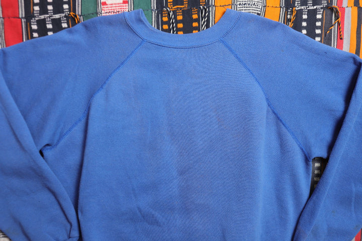 Faded Blue Vintage Sweatshirt XL 80s