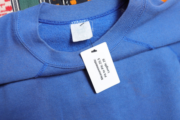 Faded Blue Vintage Sweatshirt XL 80s