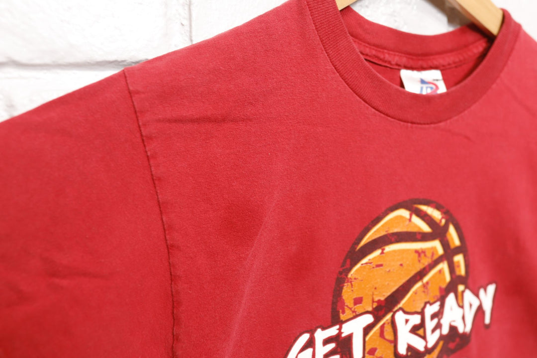 Arkansas Razorbacks Vintage Basketball T Shirt 2000s YOUTH Medium