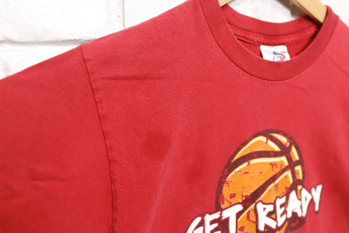 Arkansas Razorbacks Vintage Basketball T Shirt 2000s YOUTH Medium