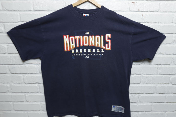 Washington Nationals Vintage MLB Majestic T Shirt 2000s XXL