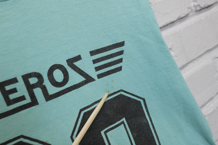 Zeros Rock n Roll Vintage Cut Off T Shirt Small 80s