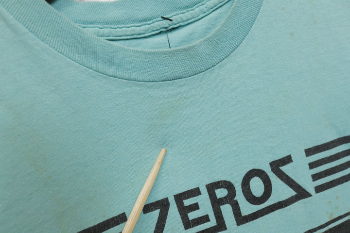Zeros Rock n Roll Vintage Cut Off T Shirt Small 80s