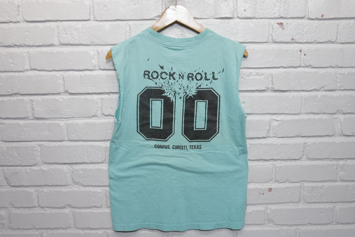 Zeros Rock n Roll Vintage Cut Off T Shirt Small 80s