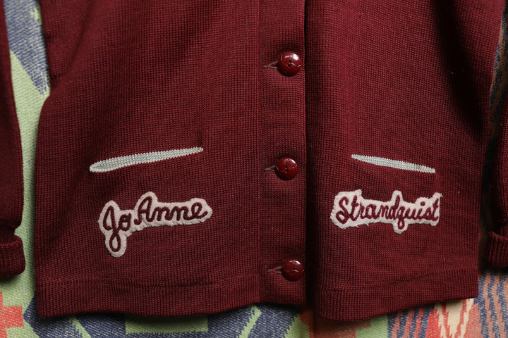 SHS 1958 Vintage Letter Sweater Medium 50s
