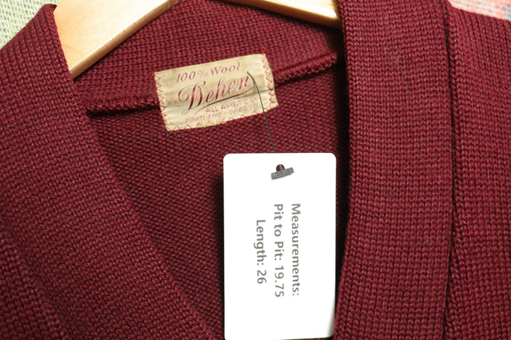 SHS 1958 Vintage Letter Sweater Medium 50s